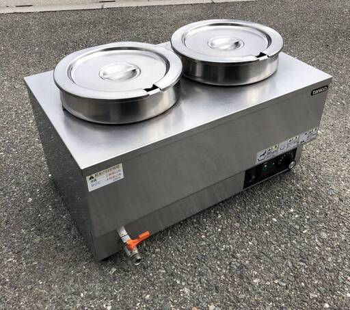 ☆中古品 タニコースープウォーマー N-TCW-5535E-2M 2014年 100V 6.5L×2 ポット2個付き 動作問題なし 保温☆