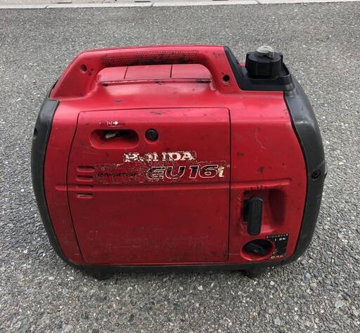 ☆中古品 HONDA ホンダインバーター発電機 EU16 動作問題なし キャンプ 停電災害 ☆
