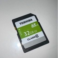 SDカード② TOSHIBA SDHD 32GB