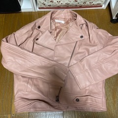 ピンク レザージャケット