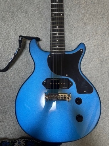 Harley Benton DC-Junior Pelham Blue