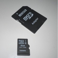 Micro SDカード③ I-O DATA SDHD 4GB