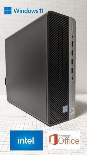 HP Intel7th  Win11 スリム型デスクトップPC 【Type-C搭載】新品SSD【高速NVMe】Office【メモリ16GB】
