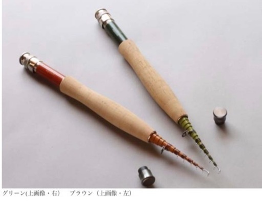 フライフィッシングロッド　オールインワン・テレスティック　 7ft #3/ ブラウン 未使用品