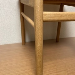 ［引き取り限定］無印良品 ラウンドチェア・オーク材