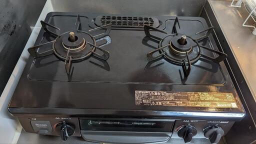 ガスコンロ　kg34nbkr　Rinnai　都市ガス　2021年製