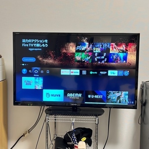 SHARP 液晶テレビ 32型 Amazon Fire TV stick 外付けハードディスク付き！