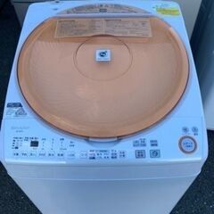 配送可能 シャープ SHARP ES-TX72-D [タテ型洗濯乾燥機（7.0kg