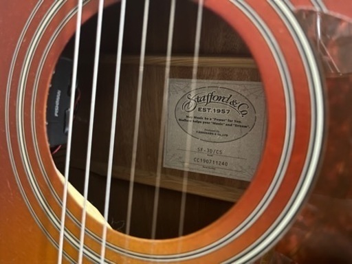 SOLD】アコギ アコースティックギター Stafford SF-3F/CS Stafford、3