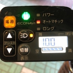 ?電動アシスト車? Panasonic(パナソニック)「ViVi DX」。液晶パネル。