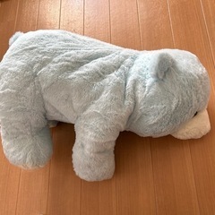 新品　しろくま　BIG ぬいぐるみ　水色