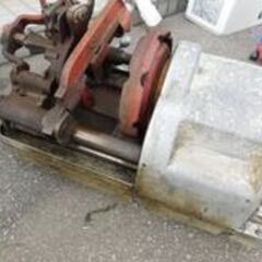 現状品 REX レッキス 電動 ねじ切り機 パイプマシン 切断機 型番不明 動作確認済み