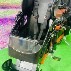 1/4421子供乗せ電動アシスト自転車ブリヂストン3人乗り20インチ