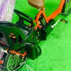 1/4421子供乗せ電動アシスト自転車ブリヂストン3人乗り20インチ