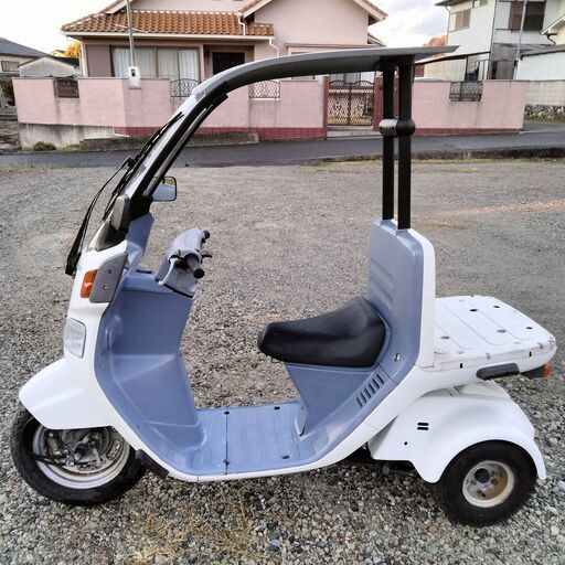 ホンダのジャイロキャノピー エンジンセル一発始動。ショート