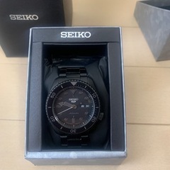SEIKO 黒　メンズ　腕時計