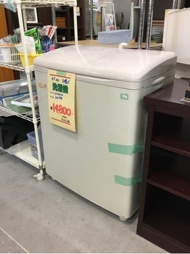 二槽式洗濯機　4.5キロ　HITACHI 2017年製　中古品