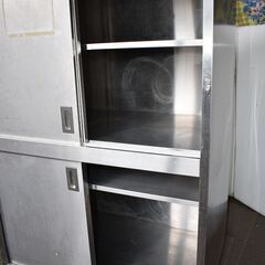 7/31受渡終了】≪zy903≫フジマック 2段 ステンレス キャビネット/食器