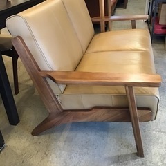 NOCE レザーソファ 2人掛け ソファNC130A キャメルレザー 