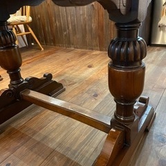アンティーク ドローリーフダイニングテーブル 
