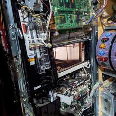 パチスロ実機 バイオハザード5Z 家庭用電源 鍵付き スロット エンター