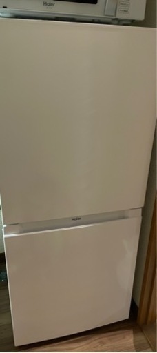 公式 受け渡し決定済（使用年数1年未満・保証付き）Haier ノンフロン冷凍冷蔵庫　JR-NF121A 冷蔵庫