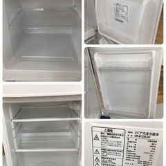 S367 ☆ HISENSE 冷蔵庫 (106L) 2ドア HR-B106JW⭐動作確認済