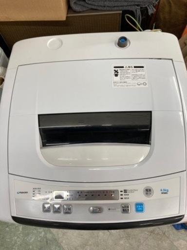 マクスゼン 4.5kg 全自動洗濯機 JW05MD01 （ホワイト） 洗濯機 リサイクルショップ宮崎屋住吉店 23.6.3F