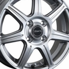 22年製！155/65R14アルミホイール付きスタッドレスタイヤ新品4本 