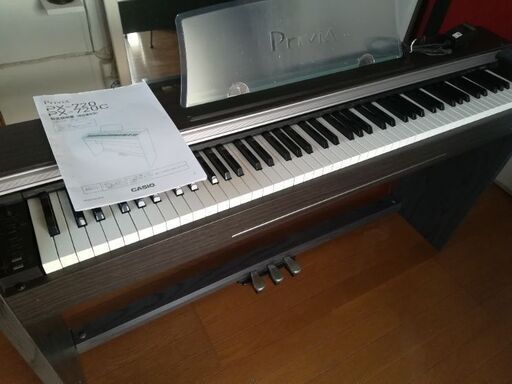 CASIOカシオ 電子ピアノ PX‐720 PRIVIA 2008年製 椅子付き 電子ピアノ