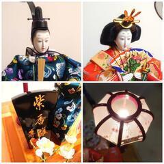 【USED・極美品】雛人形 親王飾り ケース飾り 