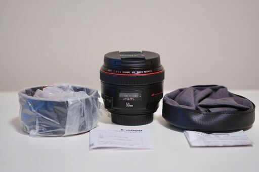 新品Canon EF 50mm F1.2L USM　（展示品）