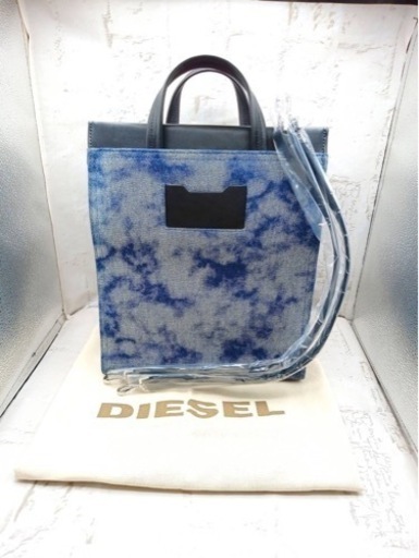 新品 ディーゼル DIESEL デニム 2way ショルダーバック トートバッグ