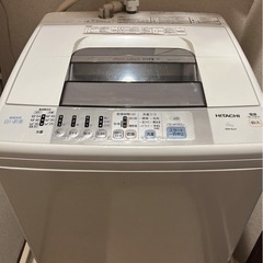 洗濯機　無料 HITACHI 白い約束 