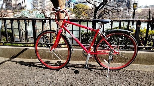 自転車（クロスバイク・Viento：赤）】 - クロスバイク