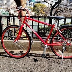 【自転車（クロスバイク・Viento：赤）】