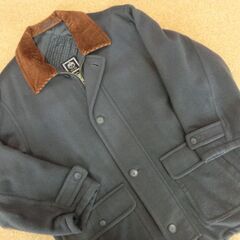 G・H◆メンズジャケットコート（M）◆ソフトな起毛素材　難あり