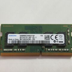 SAMSUNG 1RX16 PC4-2400T 4GB DDR4...