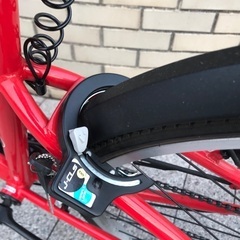 自転車[ムジェロB] 27インチ シティーサイクル 外装6段/LEDライト/レッド