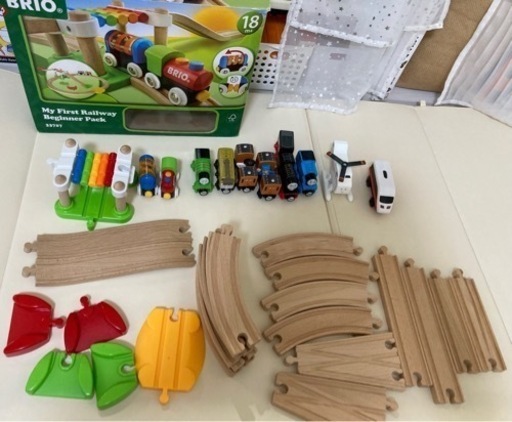 【BRIO】マイファーストビギナーセット　＋　木製トーマスと仲間たち　等