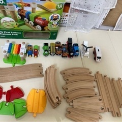 【BRIO】マイファーストビギナーセット　＋　木製トーマスと仲間...