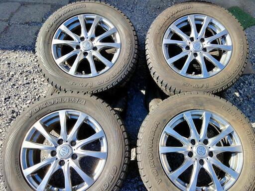 215/65R16 ホイールセット 16インチ 16×6.5j 5H114.3 ...