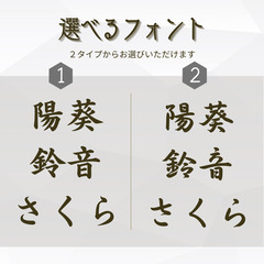 【ネット決済・送料込】＼全8種／全て筆文字『手書き命名書』を心を込めて書き上げます　美文字代筆オーダーメイド − 北海道