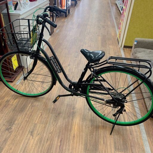 自転車 シティサイクル 27インチ グリーン | www.debbiejorde.com
