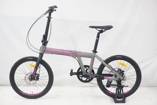 TABIBITHO 「タビビト」 CATAPULT GRAY PINK 2022年モデル 折り畳み自転車