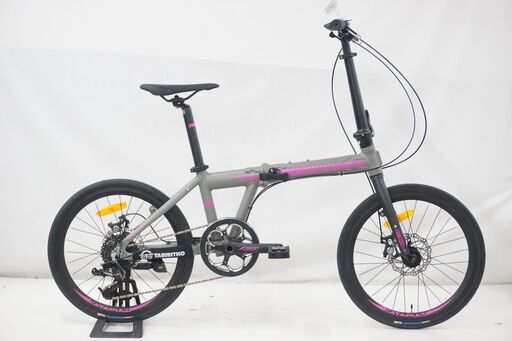 TABIBITHO 「タビビト」 CATAPULT GRAY PINK 2022年モデル 折り畳み自転車