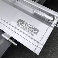 【新車取り外し品】スズキ　キャリー　シルバー　あおり　鳥居 4点セット