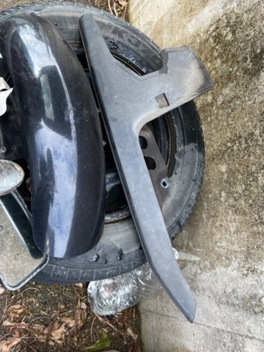 エンジン tw225 フロントフェンダー チェーンカバー TWに現在装着して