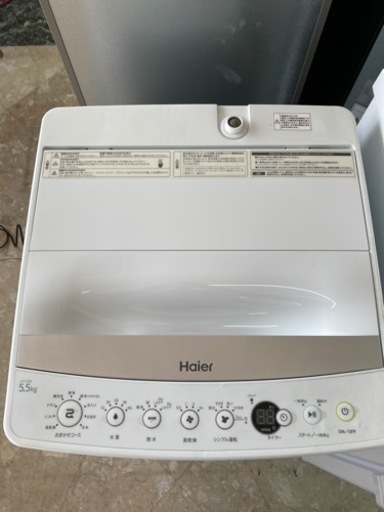 ハイアール 5．5kg全自動洗濯機 オリジナル ホワイト JW-C55BE-W  リサイクルショップ宮崎屋住吉店 23.2.2F