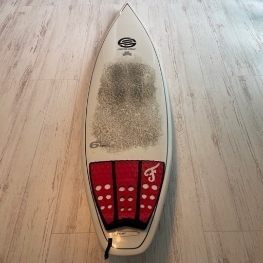Santa Cruz サンタクルーズ GALLY 中古サーフボード　ショートボード 6`1 TUFLITE フィン付き